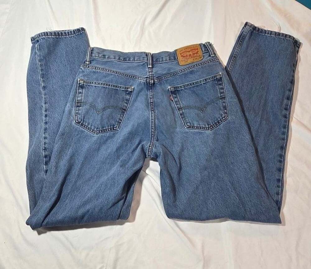 Levi's 505 Regular Fit Jeans Blue Denim